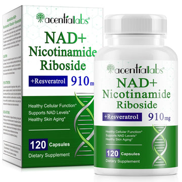 XINSZLIN NAD Supplement, NAD Nicotinamide Riboside Resveratrol 910mg, High Purity NAD Supplement for Healthy Cellular Function, Supports NAD Levels Healthy Skin Aging Dietary Supplement 120 Capsules XINSZLIN buy supplements canada