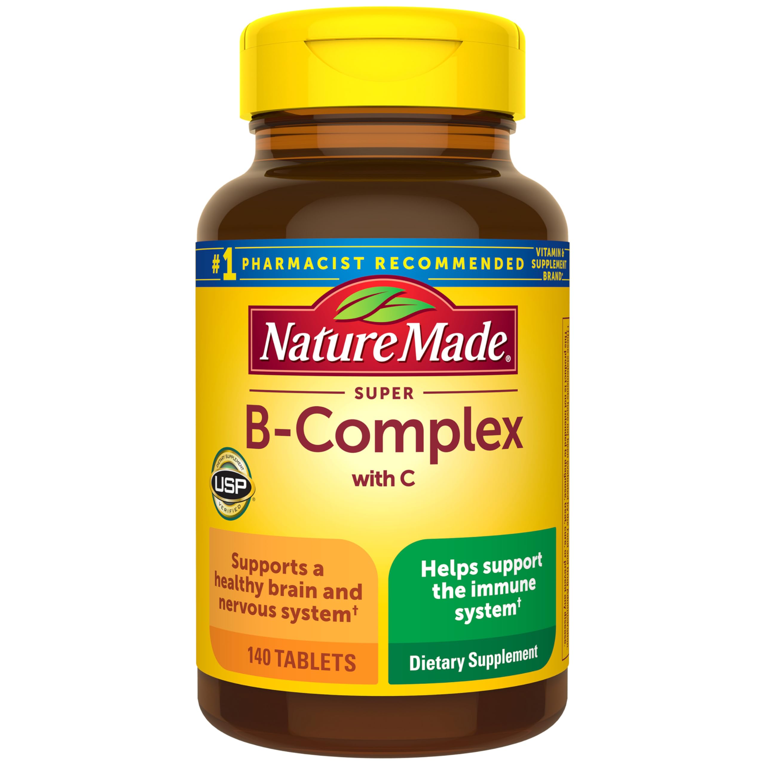 Nature Made Super B Complex with Vitamin C & Folic Acid, B Complex Vitamins for Women and Men, Dietary Supplement Nature Made buy supplements canada