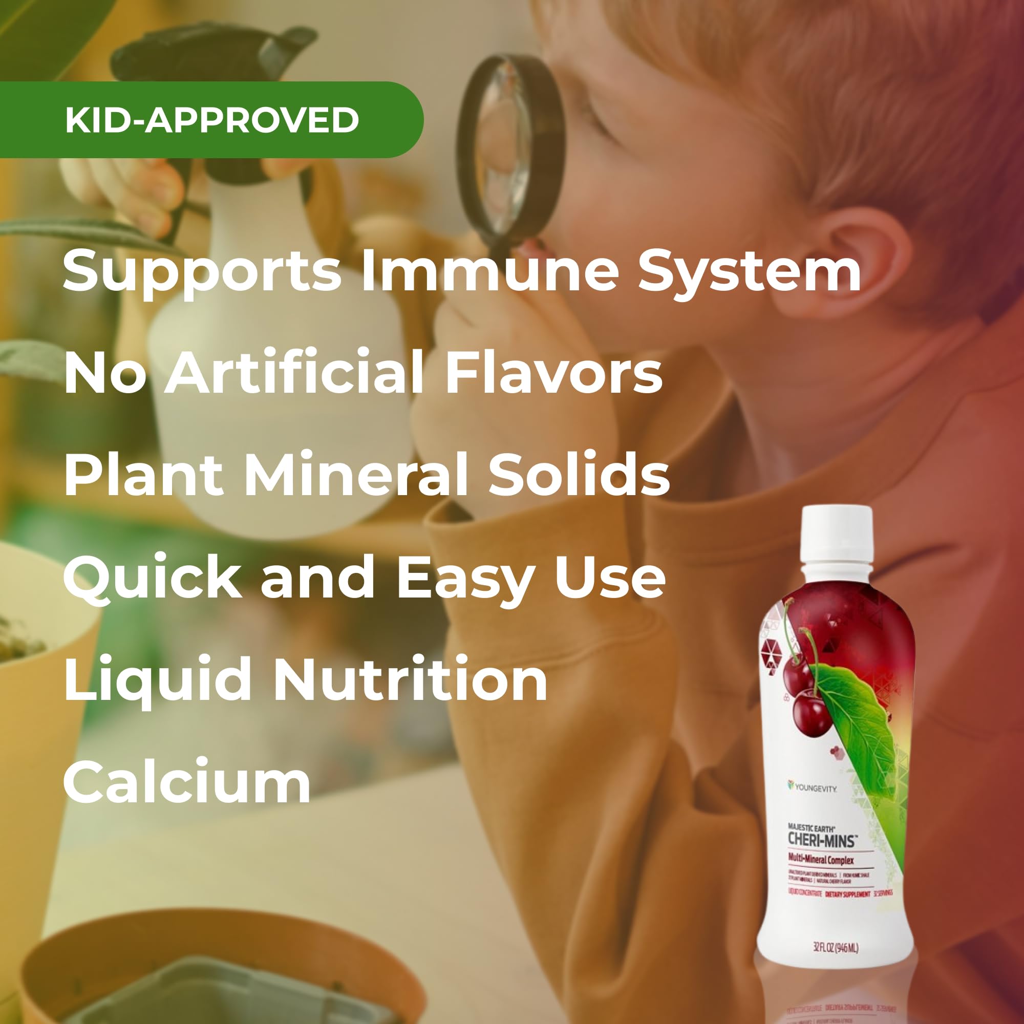 Youngevity Cheri-Mins™ Plant Derived Liquid Minerals - Great Tasting Formula - 77+ Natural Unaltered Trace Minerals - Colloidal Form Humic Shale (32 Fl Oz) Youngevity buy supplements canada