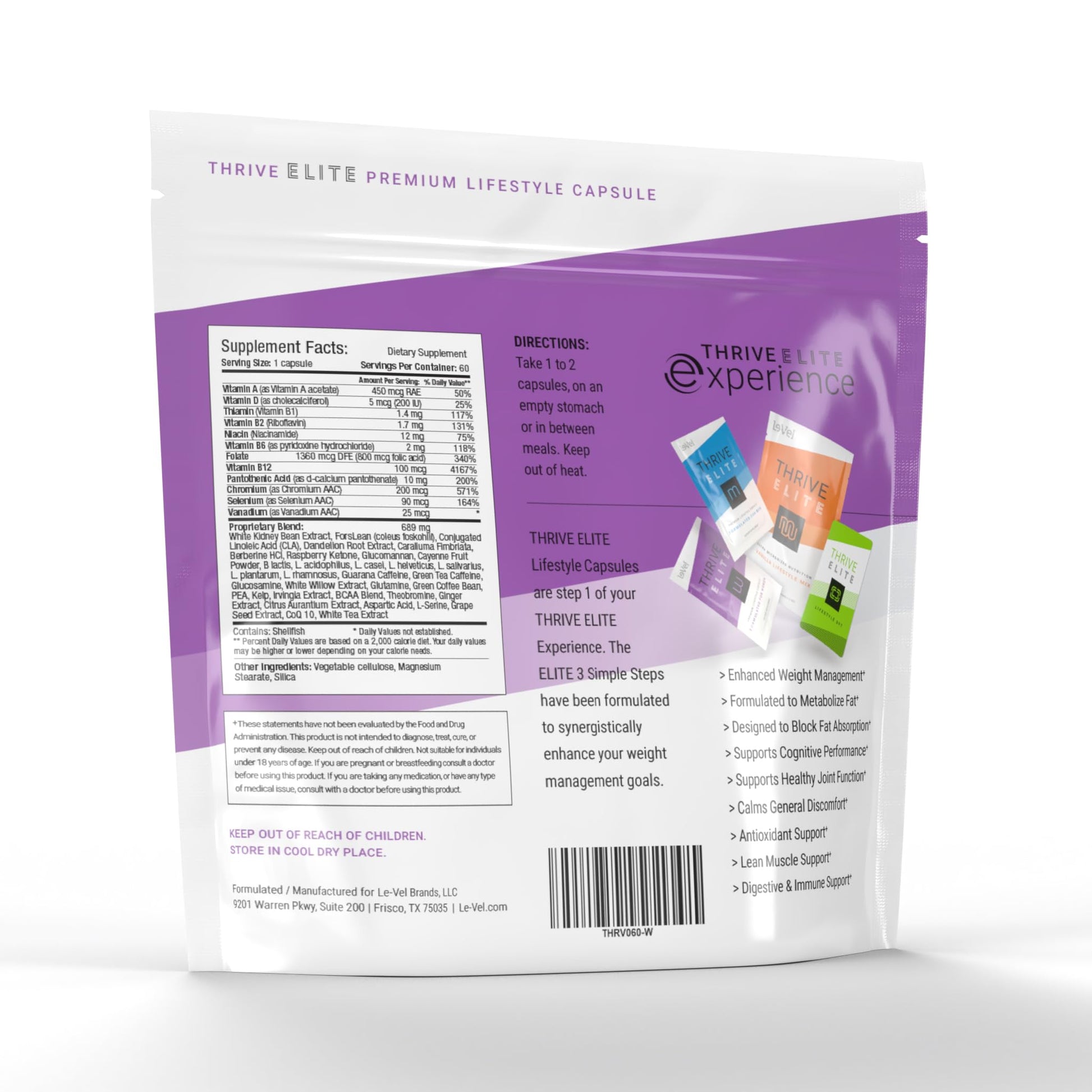 Le-Vel Thrive Elite Premium Lifestyle Capsule for Women | Womens Multivitamin Supplemen Le-Vel buy supplements canada