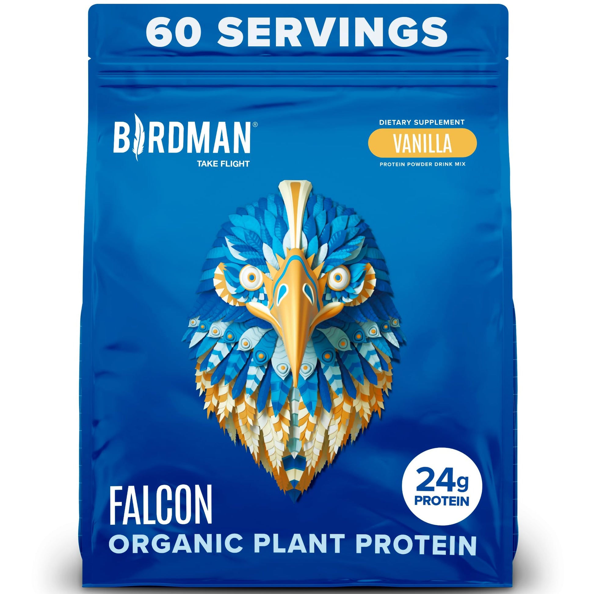 BIRDMAN Falcon Vegan Protein Powder Organic, Stevia & Sugar Free, Plant Based Protein BIRDMAN buy supplements canada