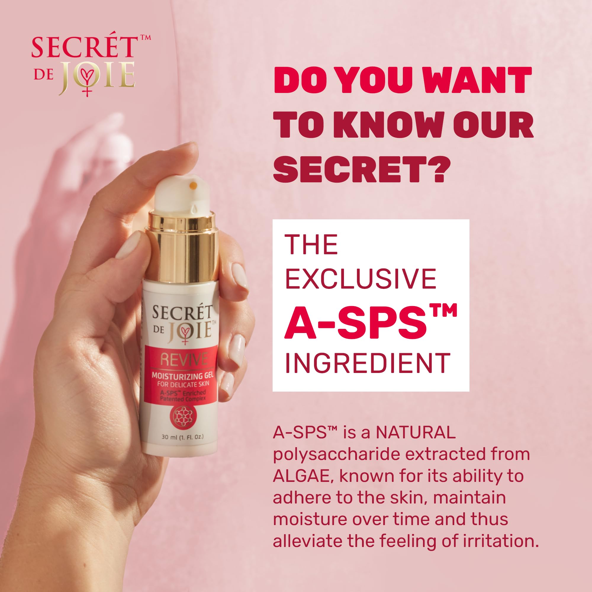 SECRET DE JOIE REVIVE Vaginal Moisturizer for Women - Long-Lasting Dryness & Discomfort Relief SECRET DE JOIE buy supplements canada