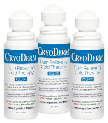 Cryoderm Roll-On 3-Pack, 3 Fl Oz (Pack of 3) CryoDerm buy supplements canada