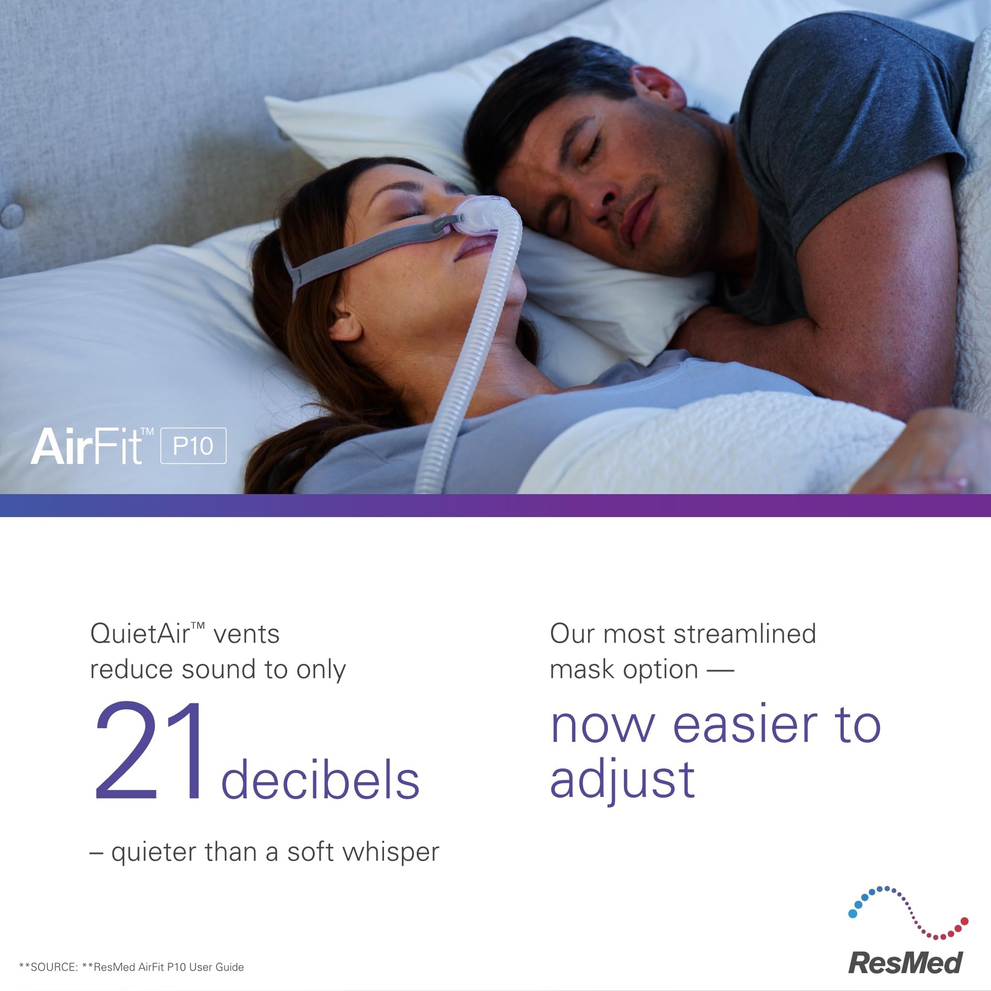 ResMed AirFit P10 Nasal Pillow Replacement Cushion - Medium ResMed buy supplements canada