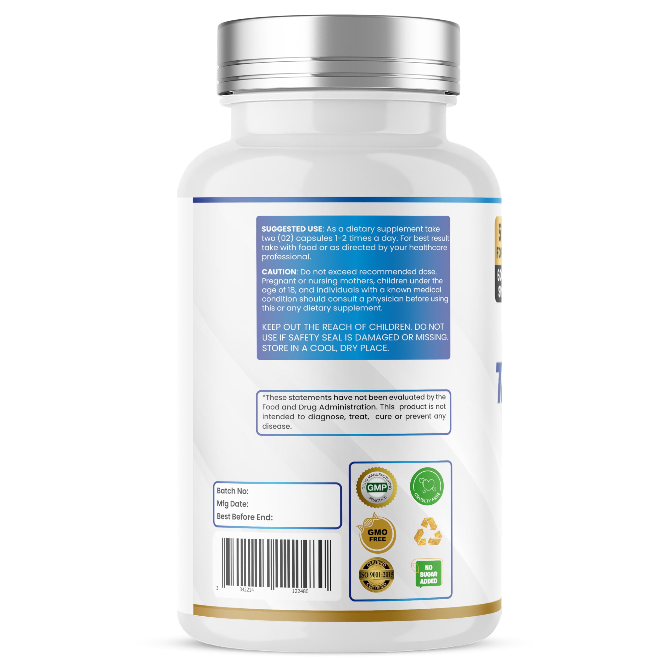 Humming Herbs Tributyrin Complex — 850 mg per Serving (95% Pure, yielding 731 mg Butyrate) with L-Glutamine, Zinc L-Carnosine, FOS & Probiotic Blend (180) Humming Herbs buy supplements canada