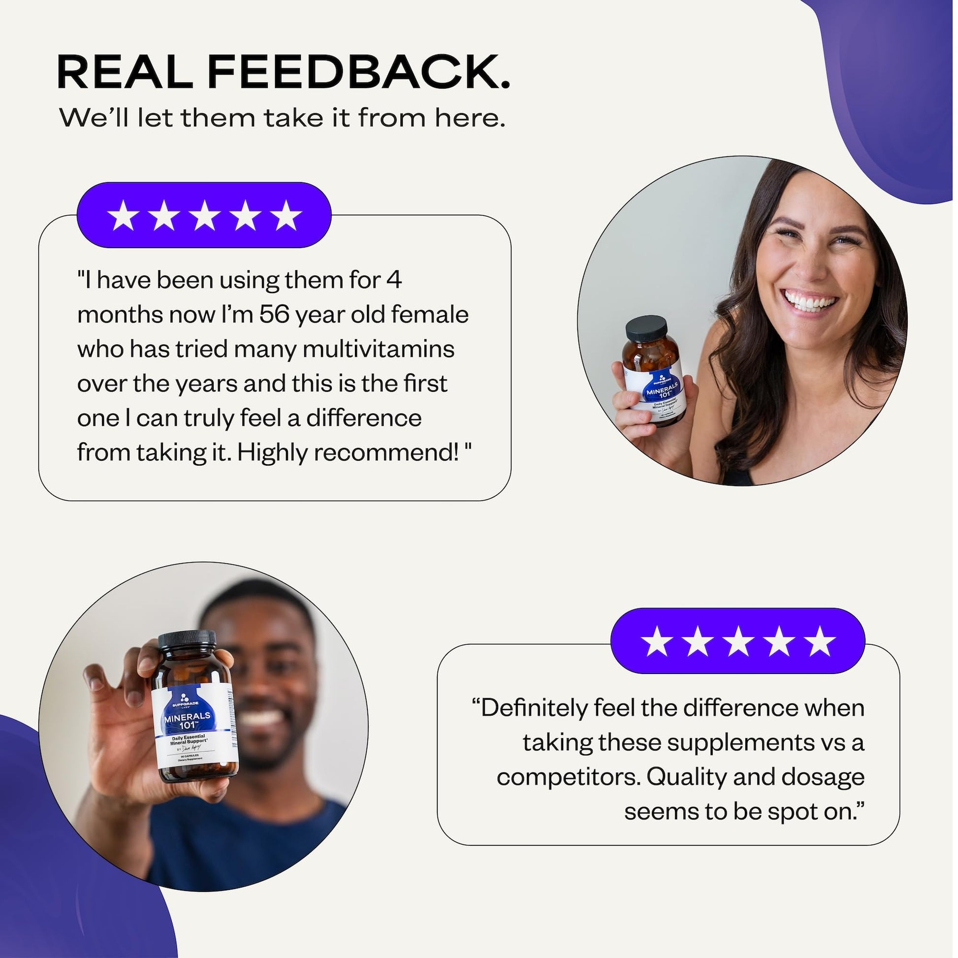 Suppgrade Labs Minerals 101 by Dave Asprey | Daily Essential Mineral Support | Trace Mineral Supplement with Calcium, Magnesium Malate, Chromium, Zinc, Copper, Potassium | 30 Day Supply Suppgrade Labs buy supplements canada