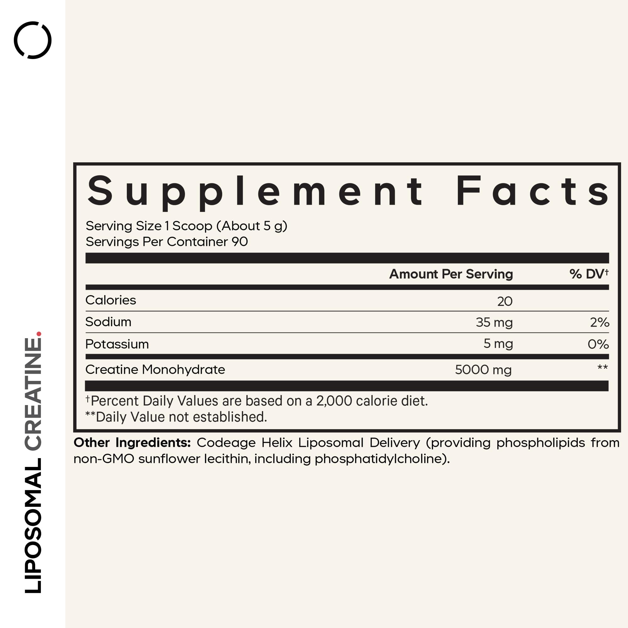 Codeage Liposomal Creatine Powder Supplement - 3-Month Supply - 5000mg Creatine Monohydrate Pre Workout & Post Workouts - Unflavored Creatine, Pure Creatine Powder, Creatinine for Sports - 90 Servings Codeage buy supplements canada