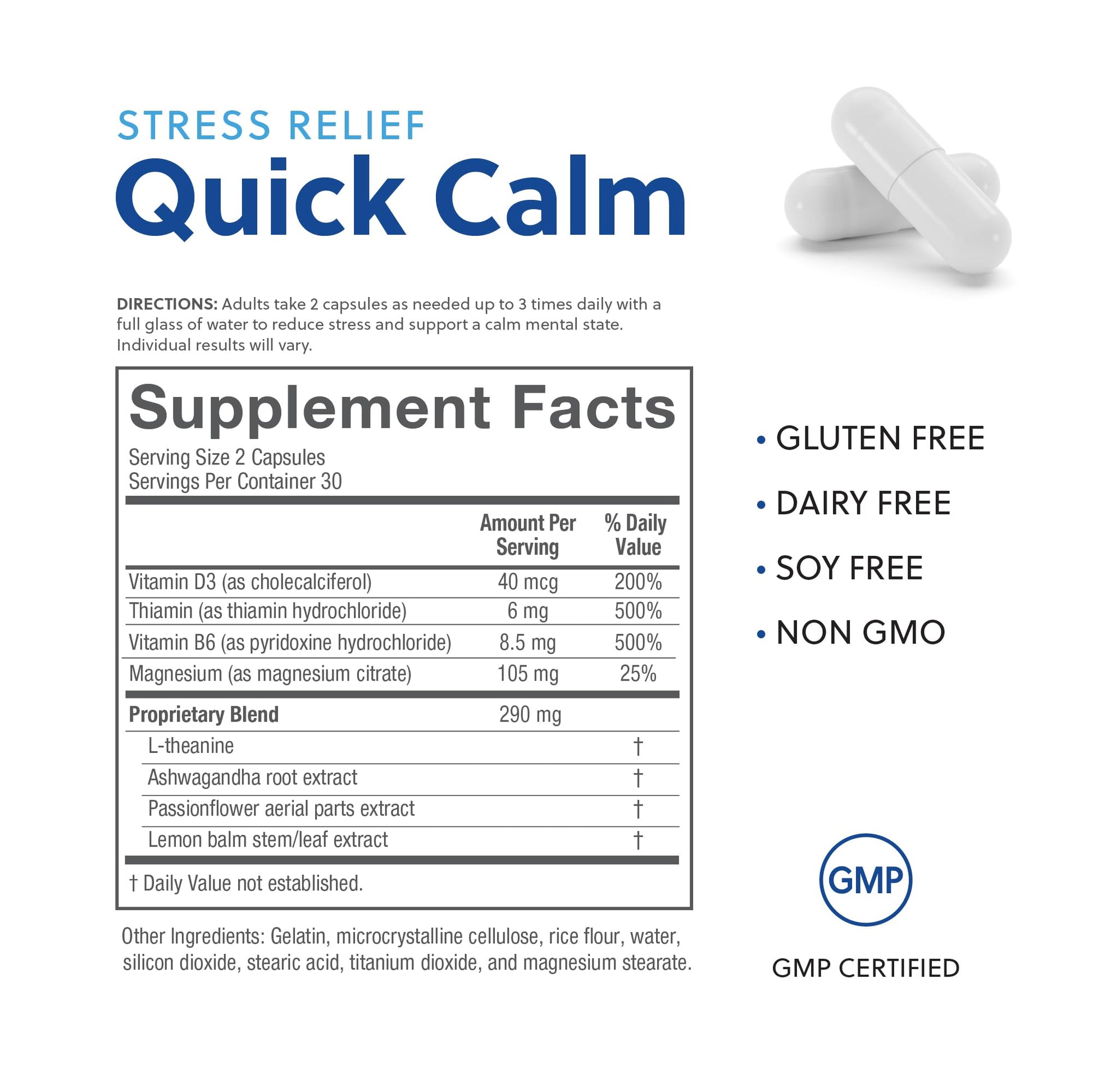 Relacore Quick Calm Mood Support Supplement with Ashwagandha, L-Theanine, Rapid Stress Relief and Relaxation – Cortisol Supplement - 60 ct Relacore buy supplements canada