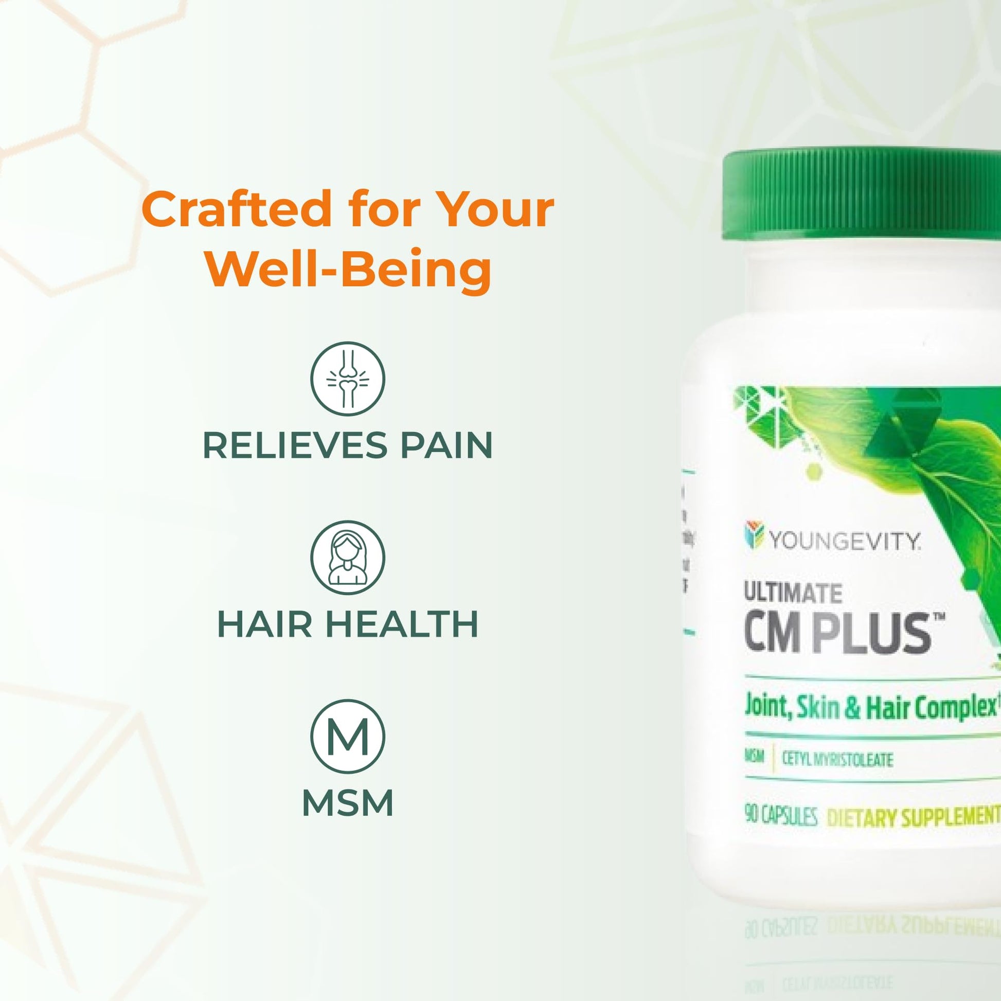 Youngevity Ultimate CM Plus™ - Patented Bone Health Supplement MSM & Cetyl Myristoleate - Muscle and Bone Health Complex - (90 Capsules) Youngevity buy supplements canada
