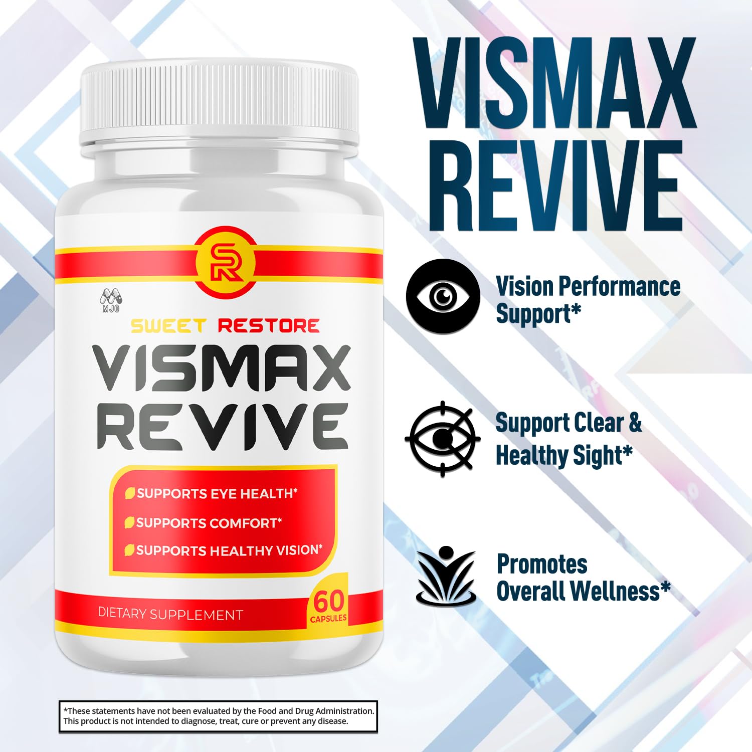 (2 Pack)Vismax Revive Capsules, Official VismaxRevive Vision Support Supplement with All Natural Ingredients, Advanced Eye Health Formula & Vision Vitamin Supporting Wellness Naturally (120 Capsules) MJO buy supplements canada