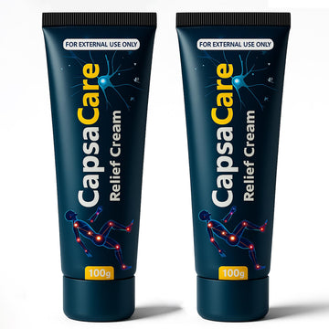 CapsaCare Neuropathy Relief Cream - with Capsaicin & Arnica, Menthol for Muscle & Joint Comfort, Fast Absorbing Formula for Feet, Hands, Legs, and Waist (2Pcs) MCArthur buy supplements canada