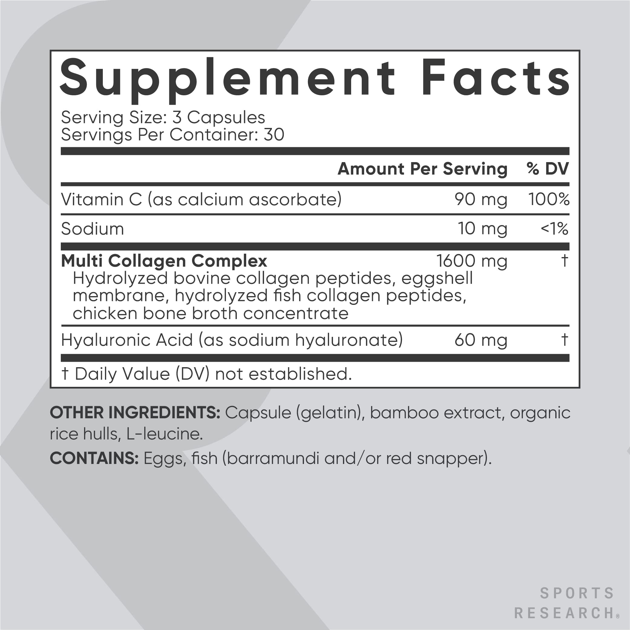 Sports Research Multi Collagen Pills (Type I, II, III, V, X) Hydrolyzed Collagen Peptides Sports Research buy supplements canada