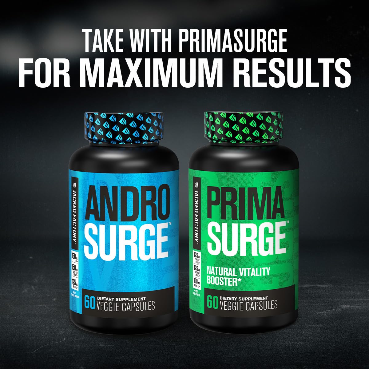 Jacked Factory Androsurge Estrogen Blocker for Men - Natural Testosterone Booster for Men & Estrogen Metabolizer with Tongkat Ali, DIM, Long Jack & More Jacked Factory buy supplements canada