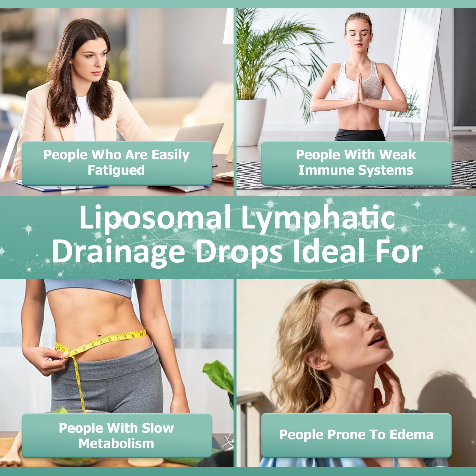 Lymphatic Drainage Drops, 6-IN-1 Lymphatic Complex w. Burdock Dandelion Kelp Cleavers, New Maximum Potency Lymph System Support for Bloat Balance Cortisol Immune Full Body Detox & Skin Vitality JUIWEFKK buy supplements canada