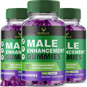 rize labs VirilPlex XL Male Performance Gummies, Premium Formula for Health and Well-Being for Men, Gummys to Deliver Maximum Performance Benefits - Pack of 3(180 Gummies) rize labs buy supplements canada