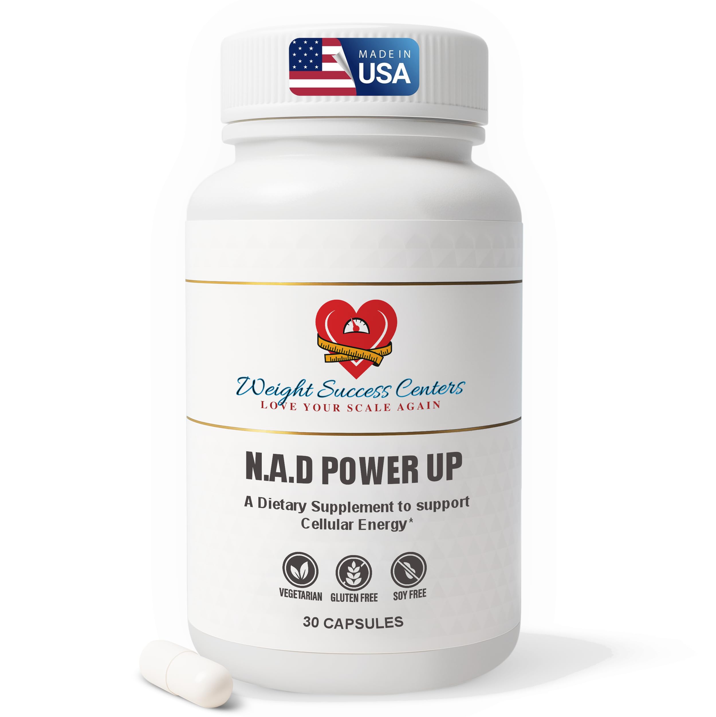 Weight Success Centers NAD+ Power Up Liposomal NAD+ Supplement – High Potency for Cellular Energy & Healthy Aging – Vegan, Gluten-Free, Non-GMO – for Men & Women – 30-Day Supply Weight Success Centers buy supplements canada