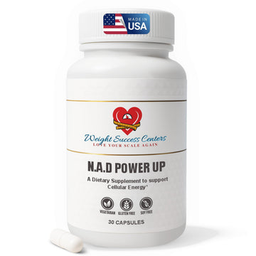 Weight Success Centers NAD+ Power Up Liposomal NAD+ Supplement – High Potency for Cellular Energy & Healthy Aging – Vegan, Gluten-Free, Non-GMO – for Men & Women – 30-Day Supply Weight Success Centers buy supplements canada