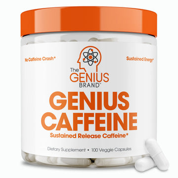 Genius Caffeine Pills 100mg, Extended-Release Microencapsulated Caffeine Pills The Genius Brand buy supplements canada