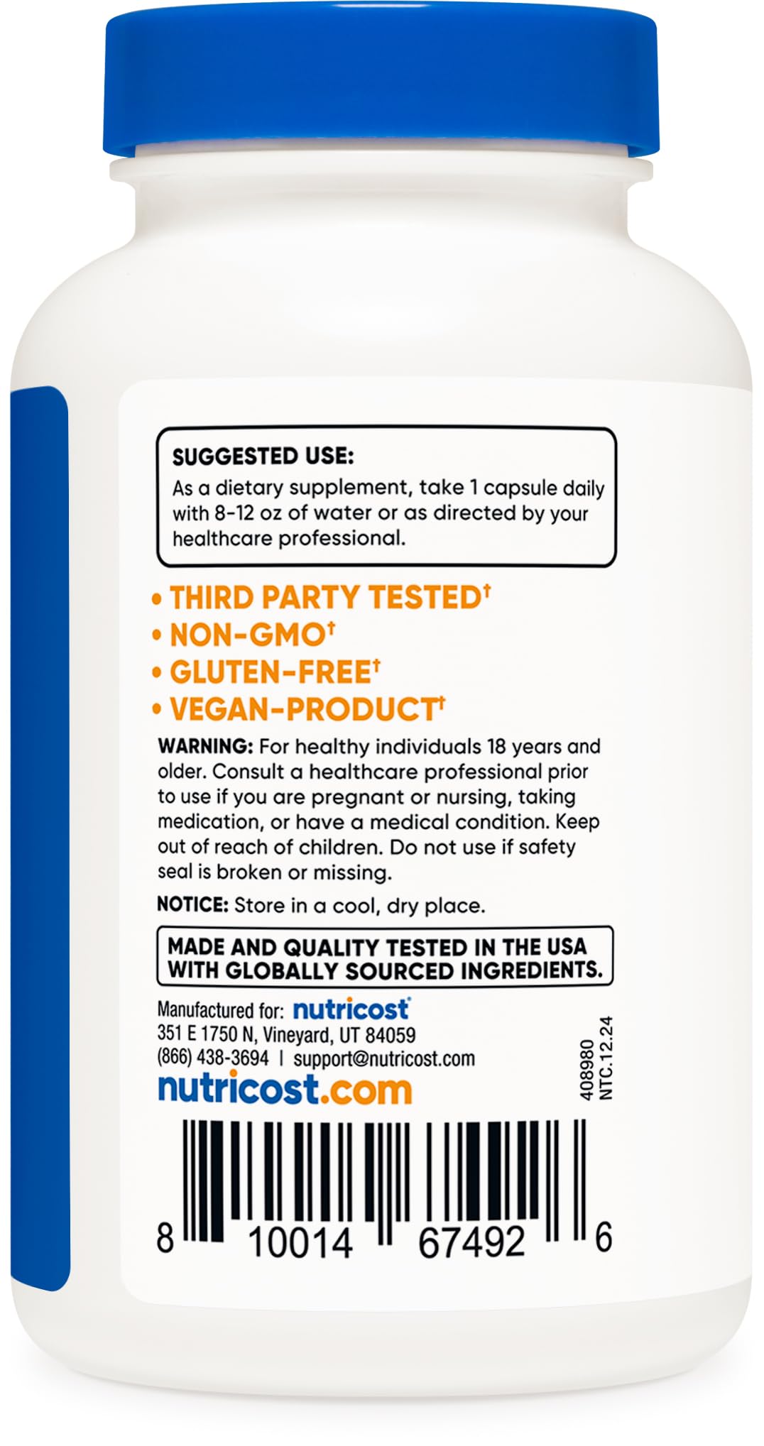 Nutricost Mushroom Complex Supplement, 120 Capsules - 10 Mushroom Blend (with Reishi, Maitake, Shiitake, Lion's Mane, and More) - Non-GMO and Gluten Free Nutricost buy supplements canada