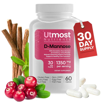 Utmost Nutrients Urinary Defense D-Mannose Supplement - Urinary Health for Women - Optimized Clinical Strength Formula Cleanses, Flushes and Rebuilds The Urinary System Utmost Nutrients buy supplements canada