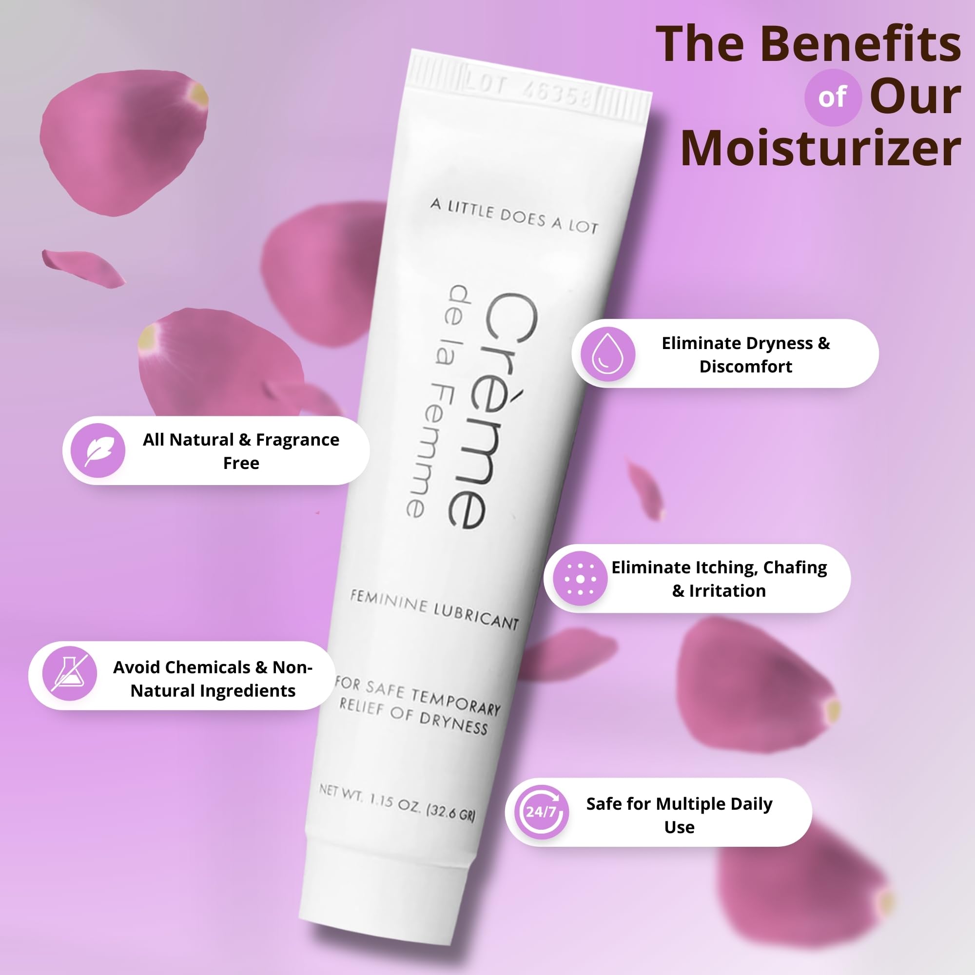 Crème De La Femme Daily Vaginal Moisturizing Cream for Long-Lasting Relief from Feminine Dryness Creme de la Femme buy supplements canada