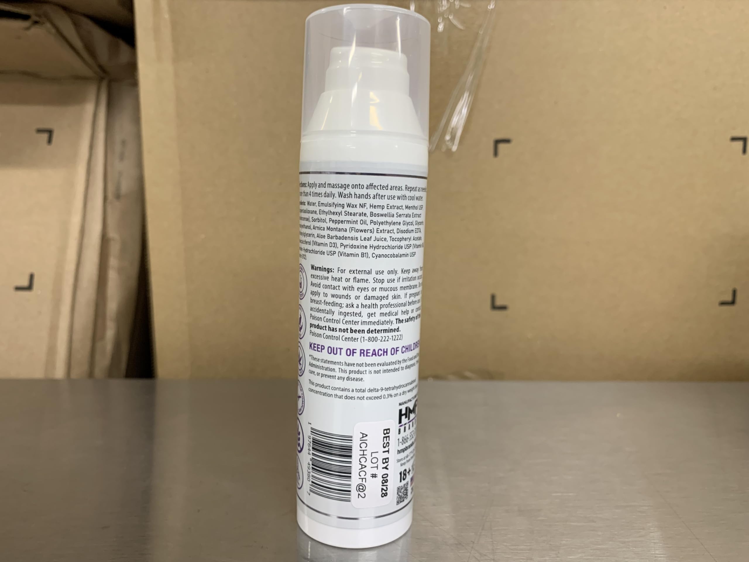 HMP BRANDS Neuropathy Cream Nerve Hemp Cream 2000mg Maximum Strength for Feet, Hands, Legs, Toes, Back. Natural Arnica, Vitamin D3 B1 B6 B12 w Menthol, Made in USA 2.1oz HMP BRANDS buy supplements canada