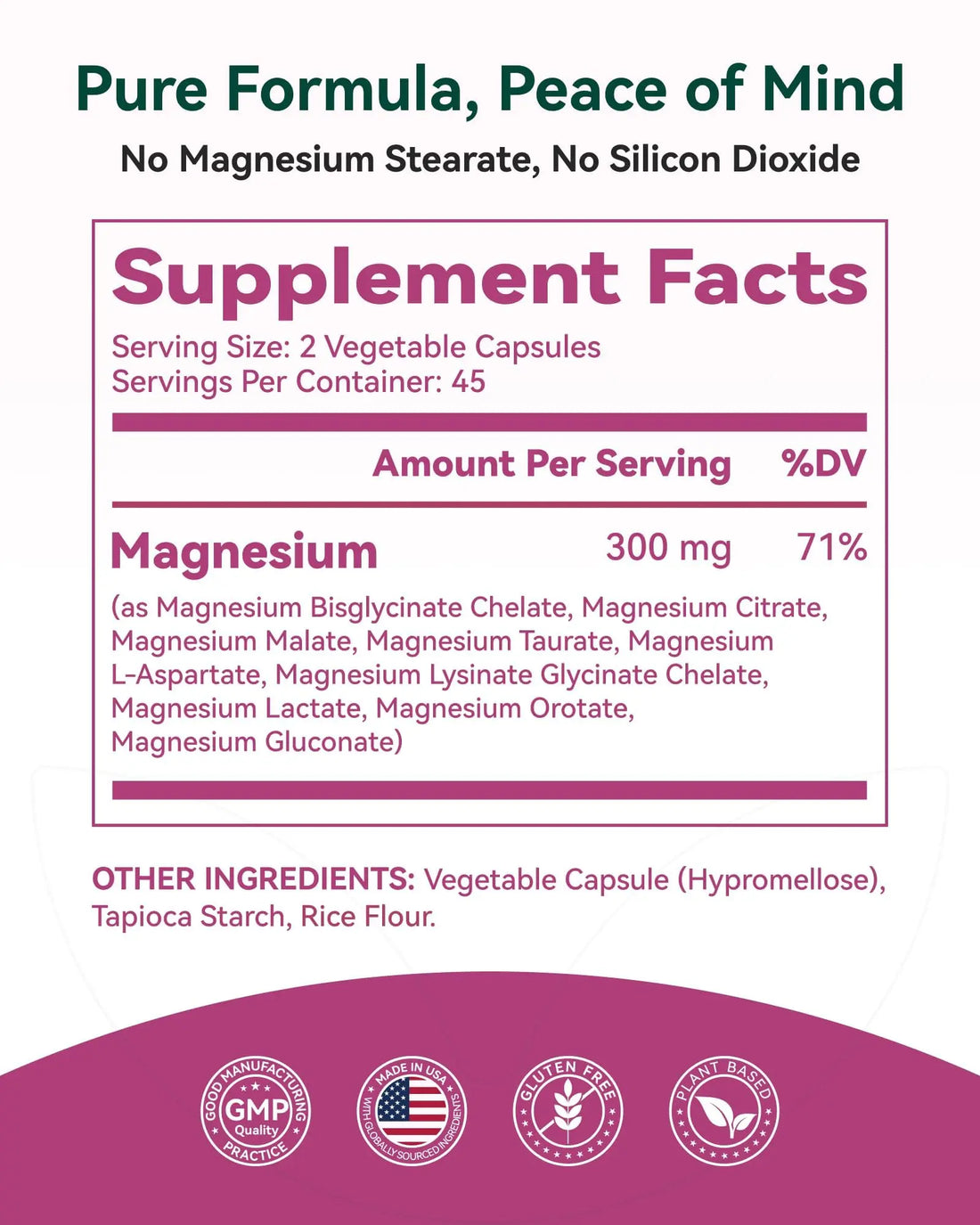 9-in-1 Magnesium Complex, 300mg Magnesium from 9 Organic Forms, Glycinate, Citrate, Malate, High Absorption for Sleep & Relaxation, Energy & Muscle Support, 90 Capsules Inner Brightness buy supplements canada