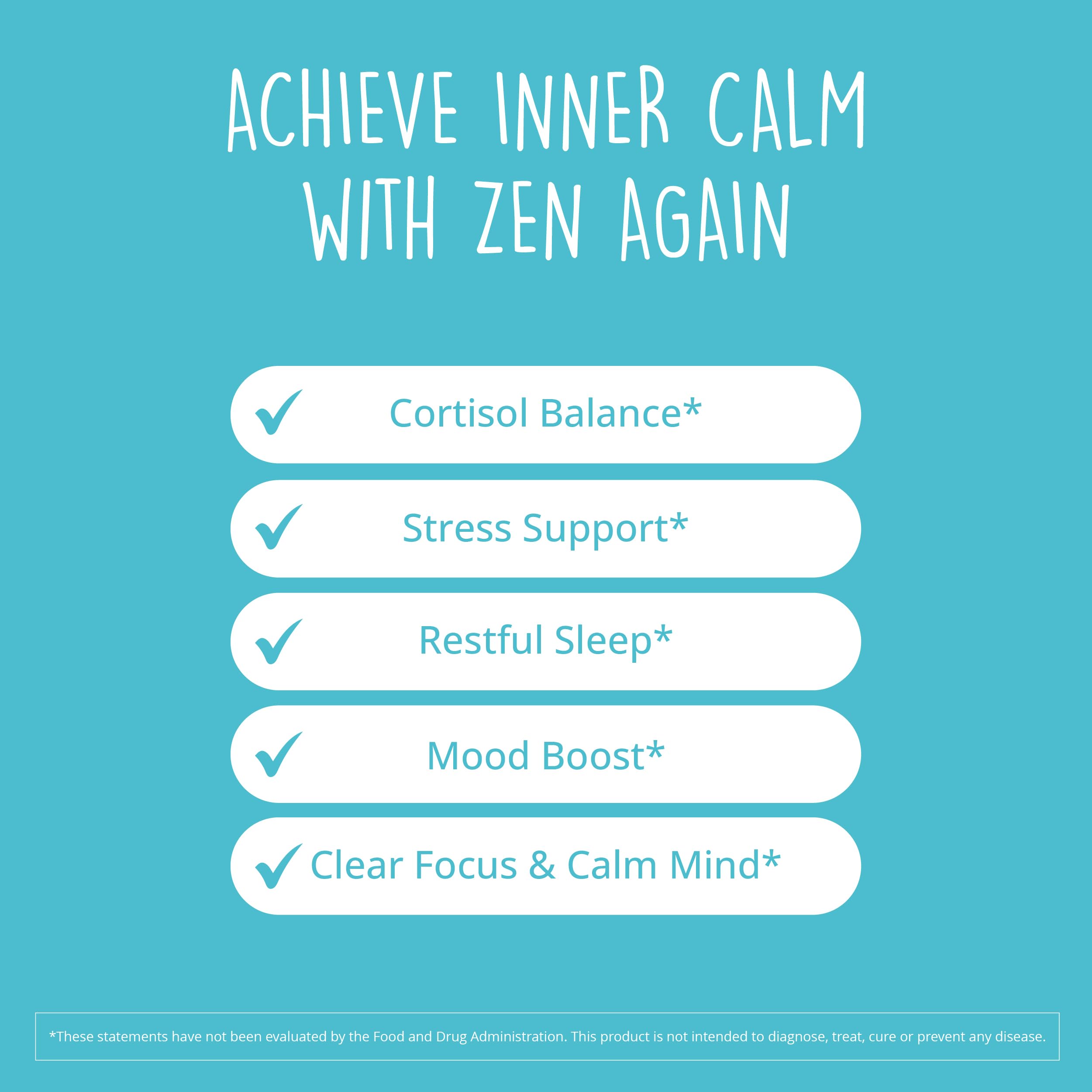 Zen Again Cortisol Manager with Ashwagandha KSM-66® | Cortisol Supplements for Women | 11-in-1 Complex | Natural Stress Support Supplement with L-Theanine, Rhodiola & Magnesium | Vegan, 60 Ct Happy Healthy Hippie buy supplements canada