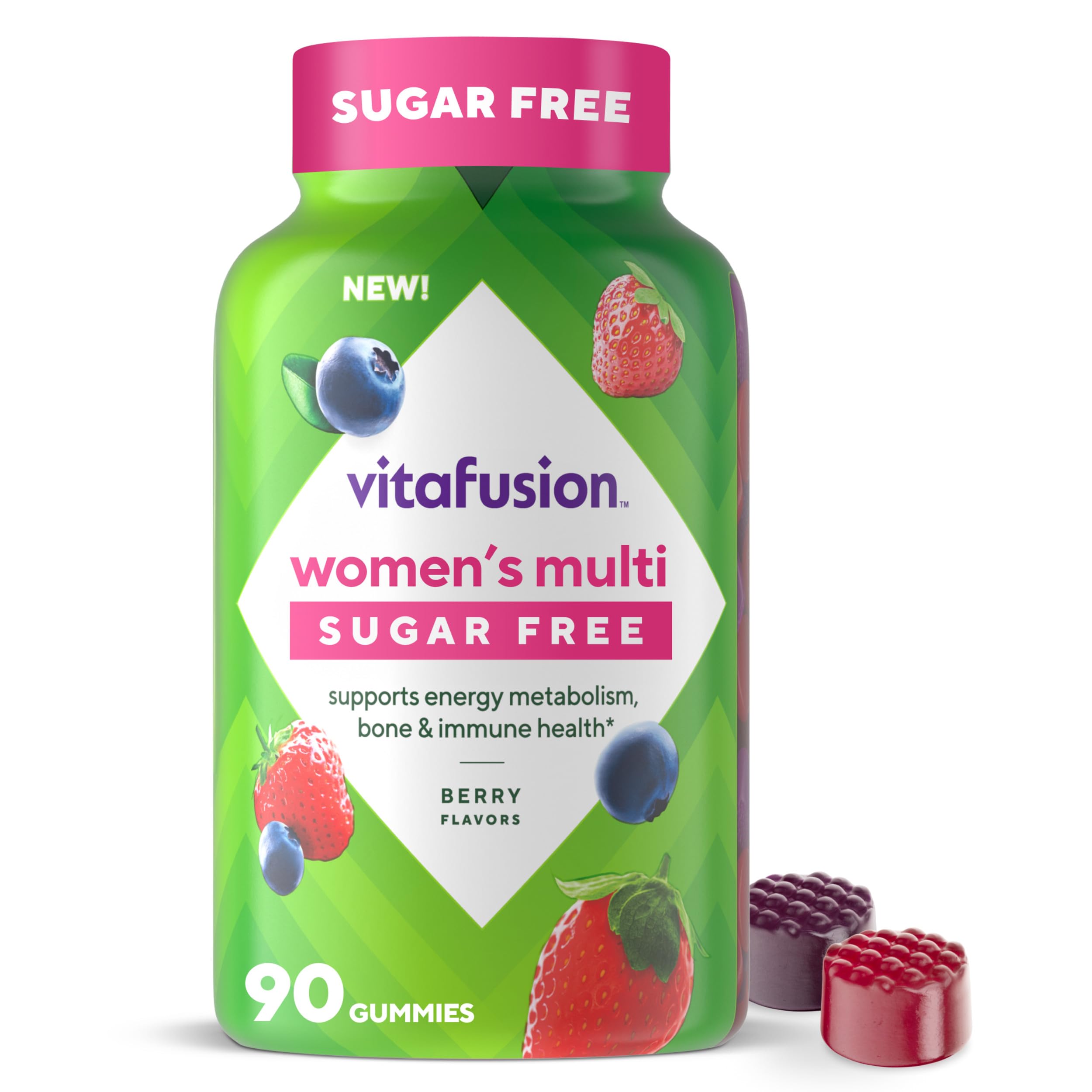 Vitafusion Women’s Sugar Free Daily Multivitamin Supplement, Keto Diet Friendly Adult Gummy Vitamin for Energy Vitafusion buy supplements canada