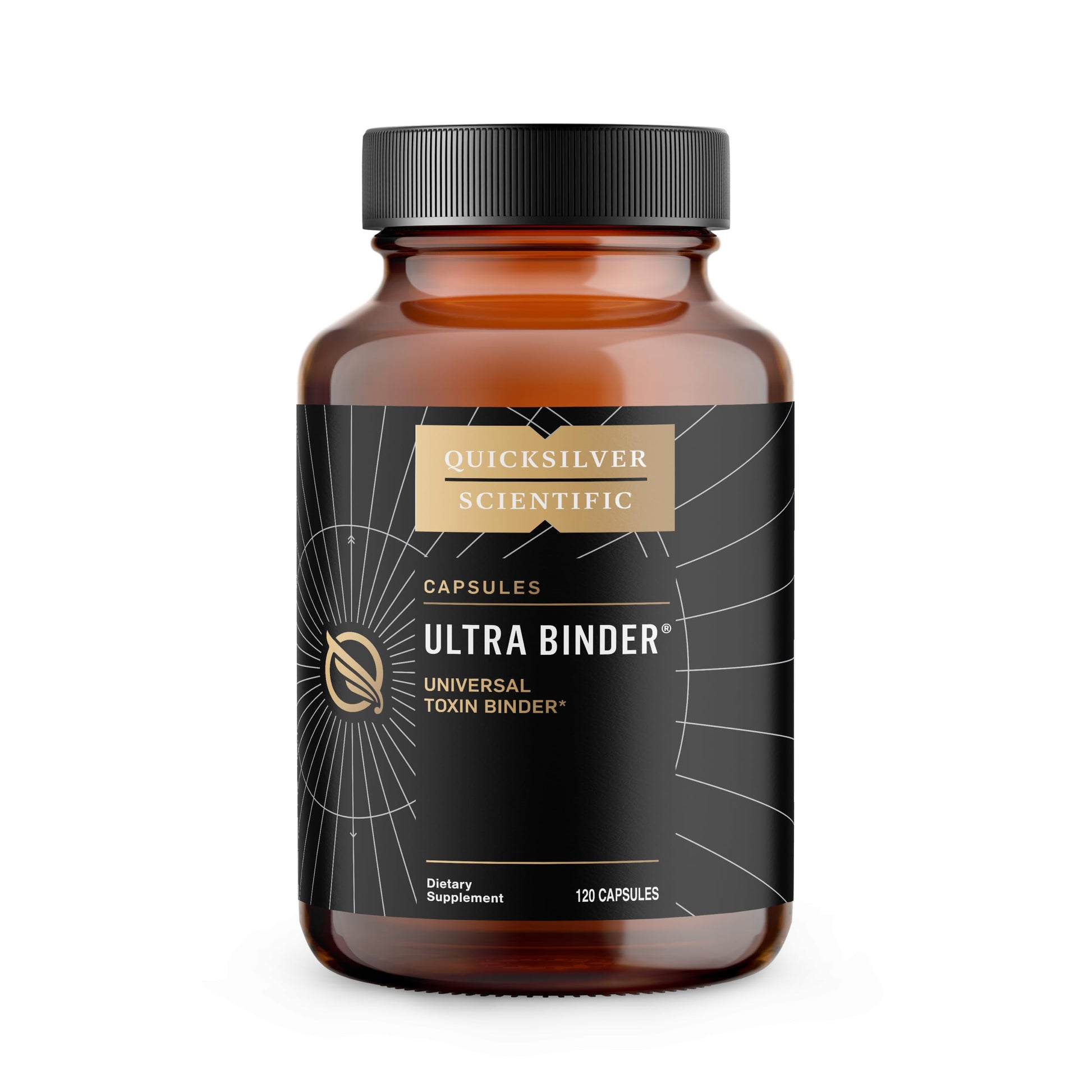 Quicksilver Scientific Ultra Binder - Multi Toxin Binder with Bentonite Clay Powder, Zeolite Detox & Charcoal - Supplement for Gut Support & The Body's Toxin Removal Process (120 Capsules) Quicksilver Scientific buy supplements canada