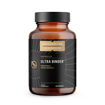 Quicksilver Scientific Ultra Binder - Multi Toxin Binder with Bentonite Clay Powder, Zeolite Detox & Charcoal - Supplement for Gut Support & The Body's Toxin Removal Process (120 Capsules) Quicksilver Scientific buy supplements canada