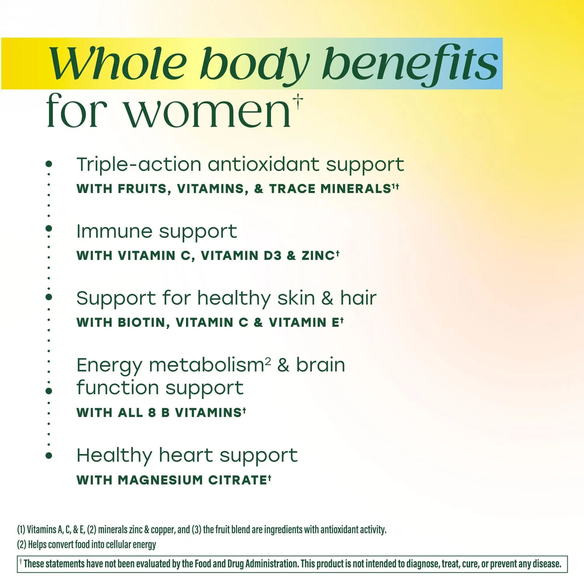 MegaFood Women’s Whole Body Multivitamin Gummies - Multivitamin For Women With Vitamin C, Magnesium Citrate, Vitamin D3, Folate MegaFood buy supplements canada