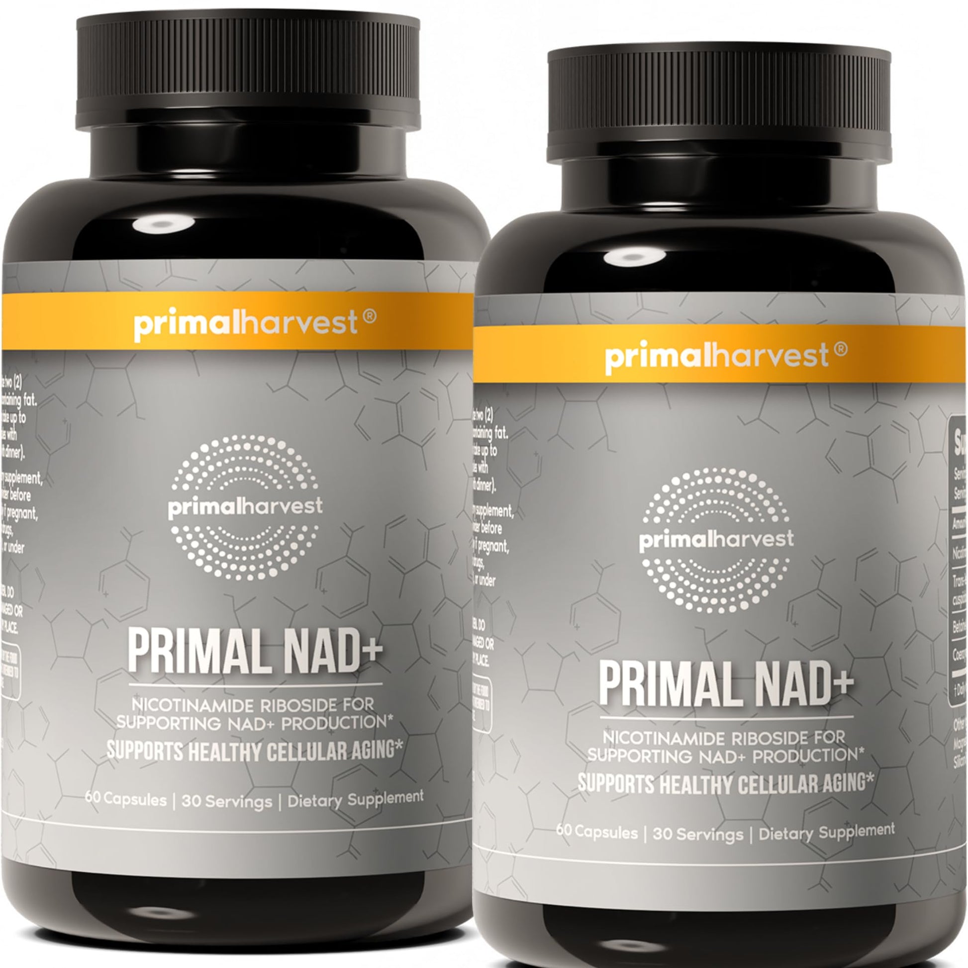 Primal Harvest NAD+ Supplement: Nicotinamide Riboside, Trans-Resveratrol, Betaine, CoQ10, NAD Supplements for Cellular Health, Energy, and Mitochondrial Support Primal Harvest buy supplements canada