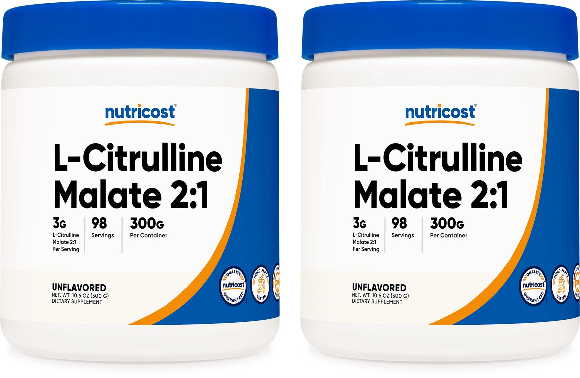 Nutricost L-Citrulline Malate 300G (2 Pack) - Pure L-Citrulline Powder, 3000mg Per Serving Nutricost buy supplements canada