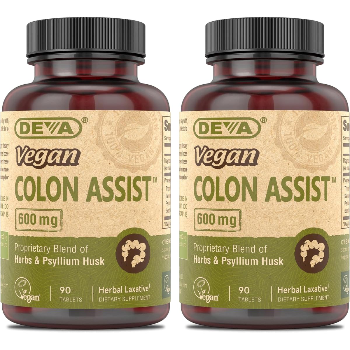 DEVA Vegan Colon Assist 90 Tabs (Pack of 2) DEVA buy supplements canada
