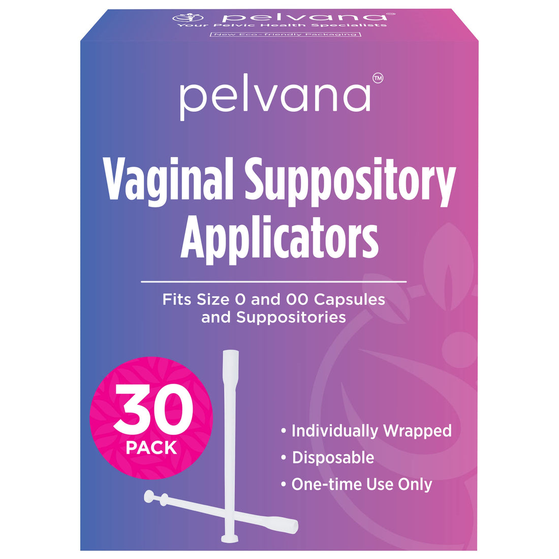 Pelvana Suppository Applicators for Women - (30 Pack) - Fits Size 0 and 00 Capsules - Often Used Pelvana buy supplements canada