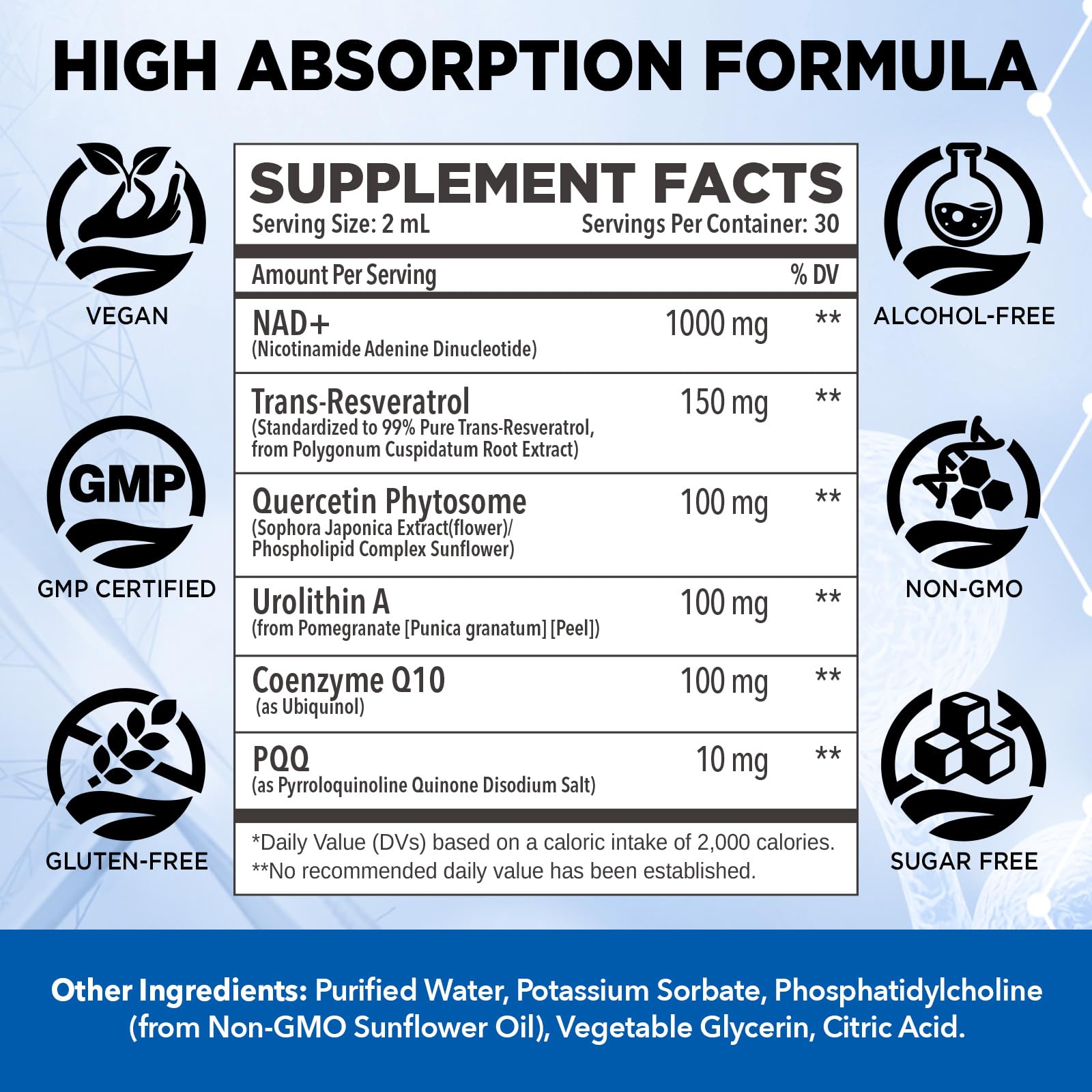 NATISLAND Liposomal NAD Supplement, 1000mg NAD+ Liquid Drops for Women & Men, with Resveratrol, Urolithin A, Quercetin, CoQ10 & PQQ, for Cellular & Metabolism Health, Energy & Anti-Aging, 2 Fl Oz NATISLAND buy supplements canada