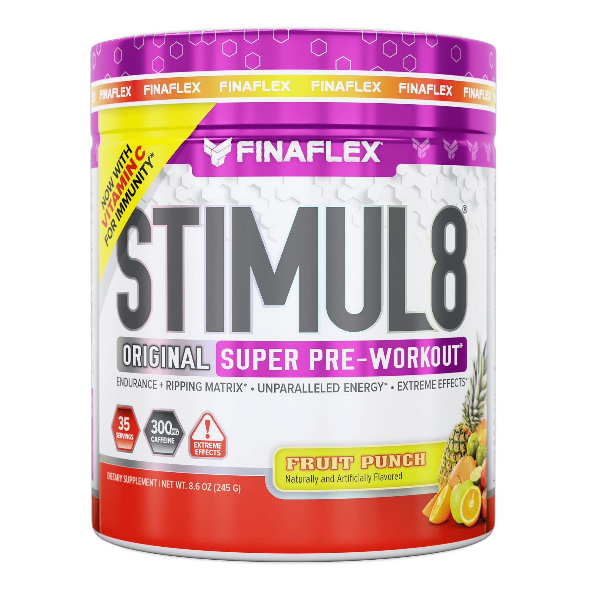 FINAFLEX STIMUL8 Original Super Pre-Workout, Fruit Punch - Energy, Strength & Enduranc FINAFLEX buy supplements canada