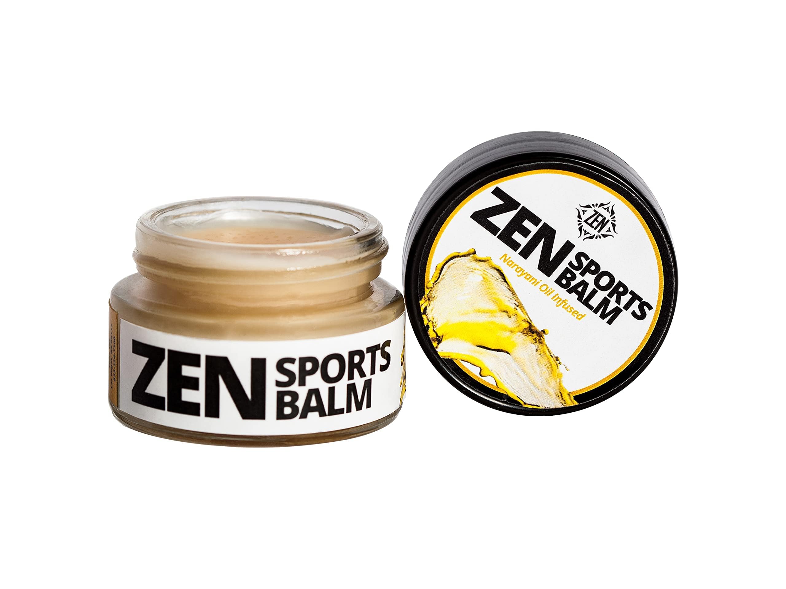 ZEN Sports Balm with Narayani Oil- Cramps, Backaches and Other Workout & Exercise Injuries, Fast-Acting (Pack of 3) ZEN buy supplements canada