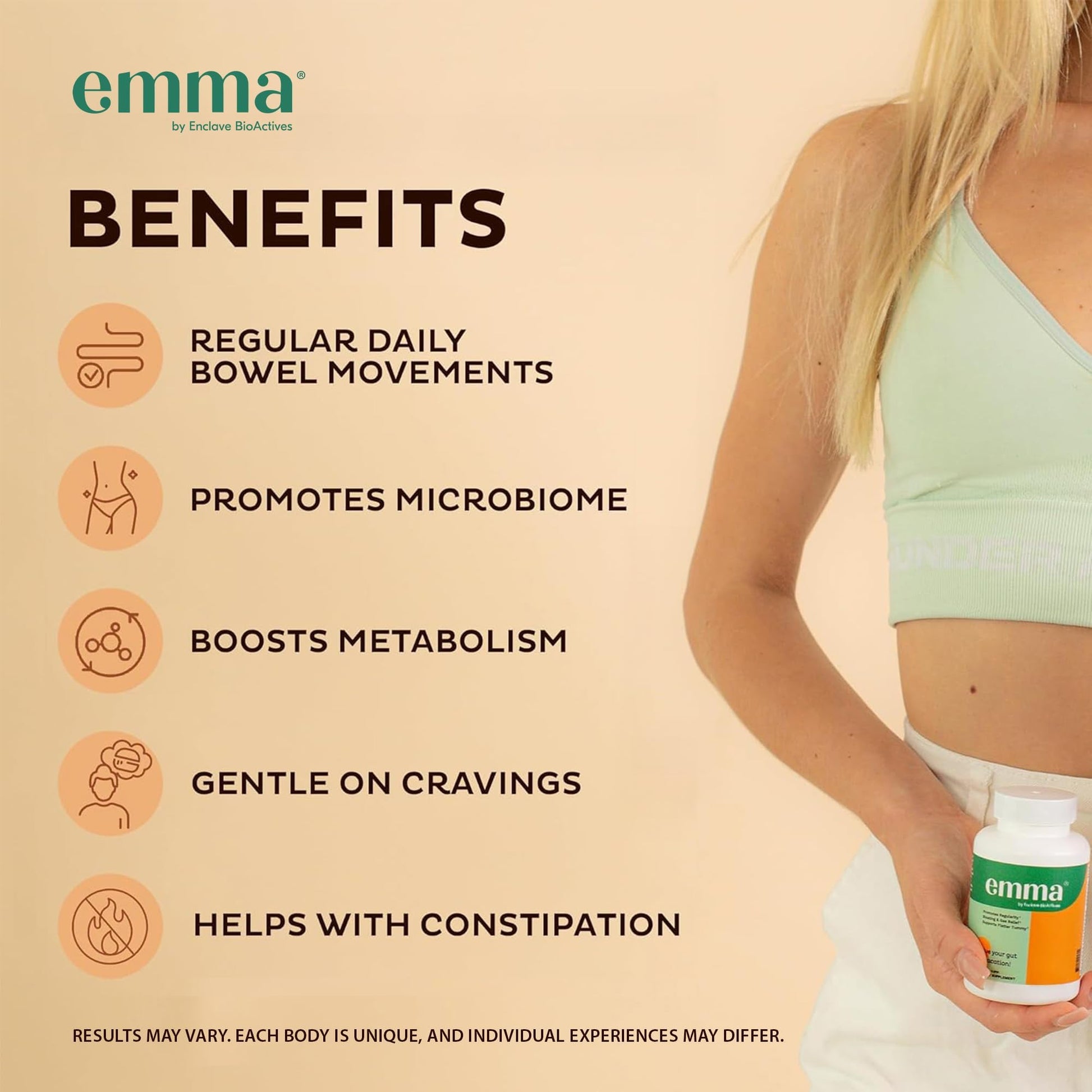 Emma Gut Health Relief Supplement, Doctor Endorsed Formula for Women & Men, Leaky Gut & Digestive Support for Constipation, Bloating & Gas Relief Emma buy supplements canada