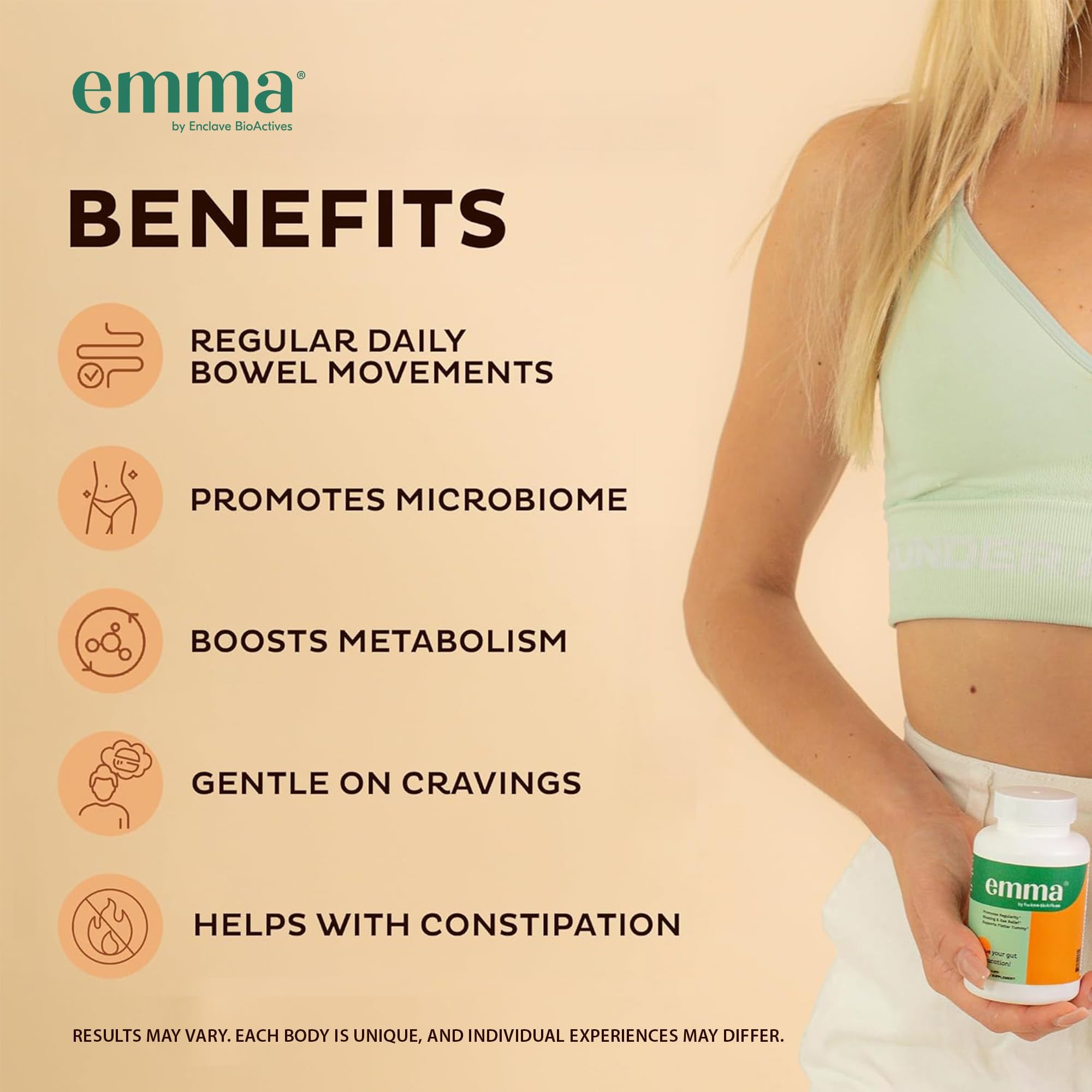 Emma Gut Health Relief Supplement, Doctor Endorsed Formula for Women & Men, Leaky Gut & Digestive Support for Constipation, Bloating & Gas Relief Emma buy supplements canada