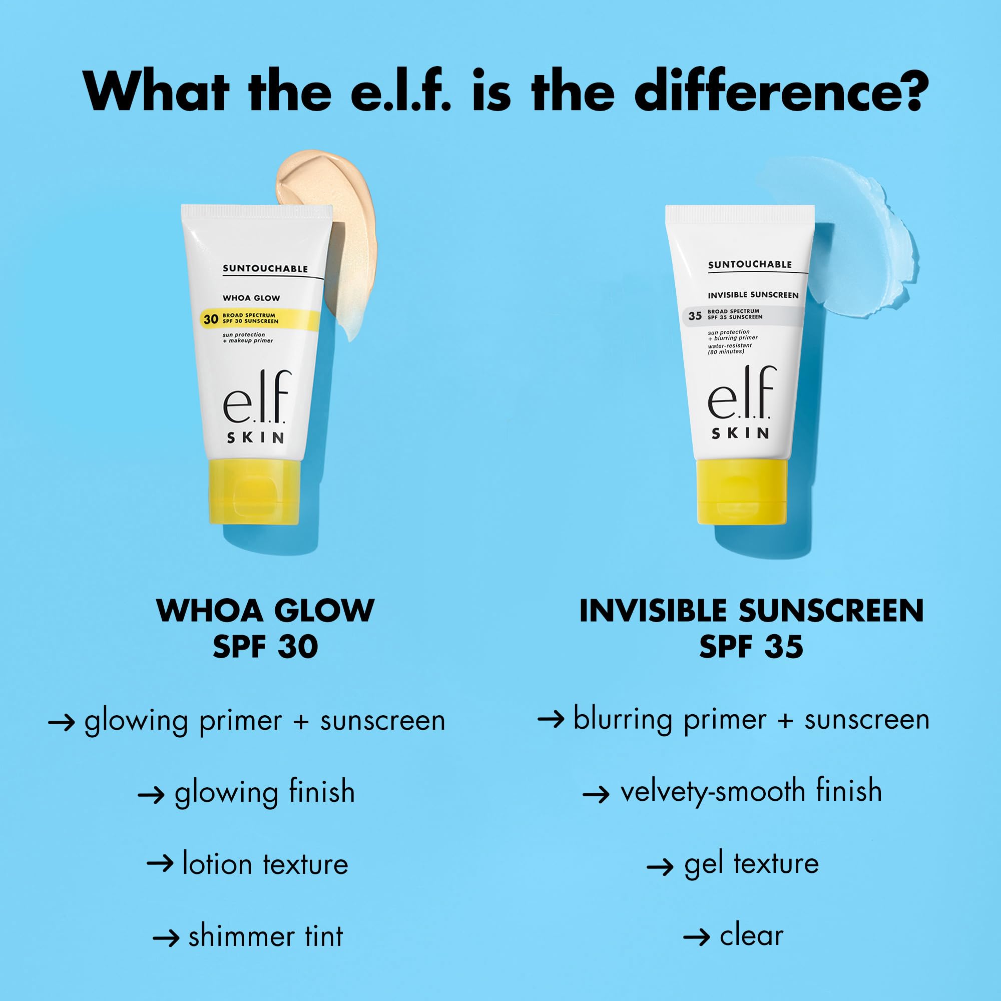e.l.f. SKIN Suntouchable Invisible SPF 35, Lightweight, Gel-based Sunscreen For A Smooth Complexion, Doubles As A Makeup Primer e.l.f. buy supplements canada