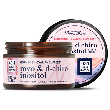 Myo-Inositol & D-Chiro Inositol Powder | Hormone Balance for Women | Ideal 40:1 Ratio SMNutrition buy supplements canada