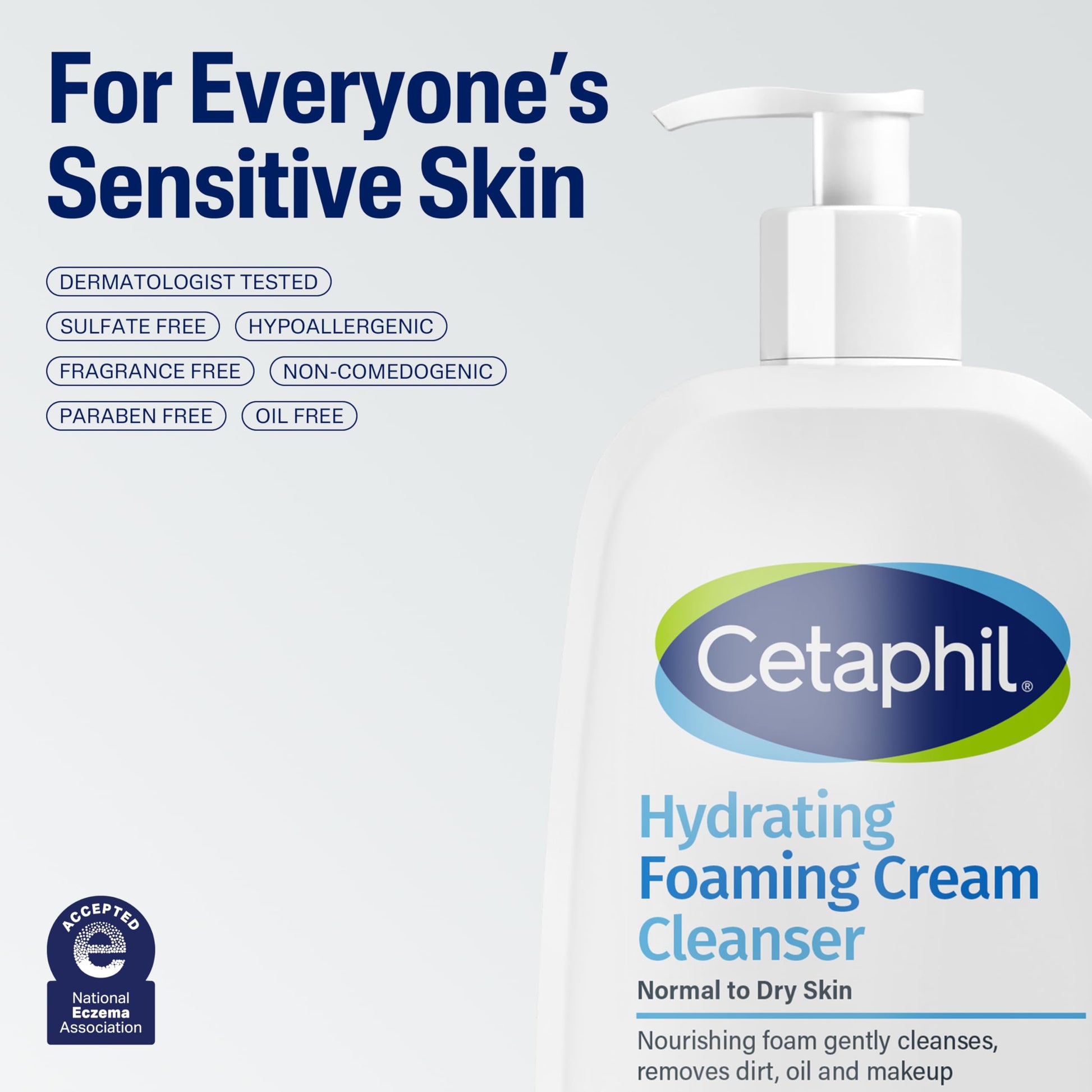 Cetaphil Cream to Foam Face Wash, Hydrating Foaming Cream Cleanser, 16 oz, For Normal to Dry, Sensitive Skin Cetaphil buy supplements canada