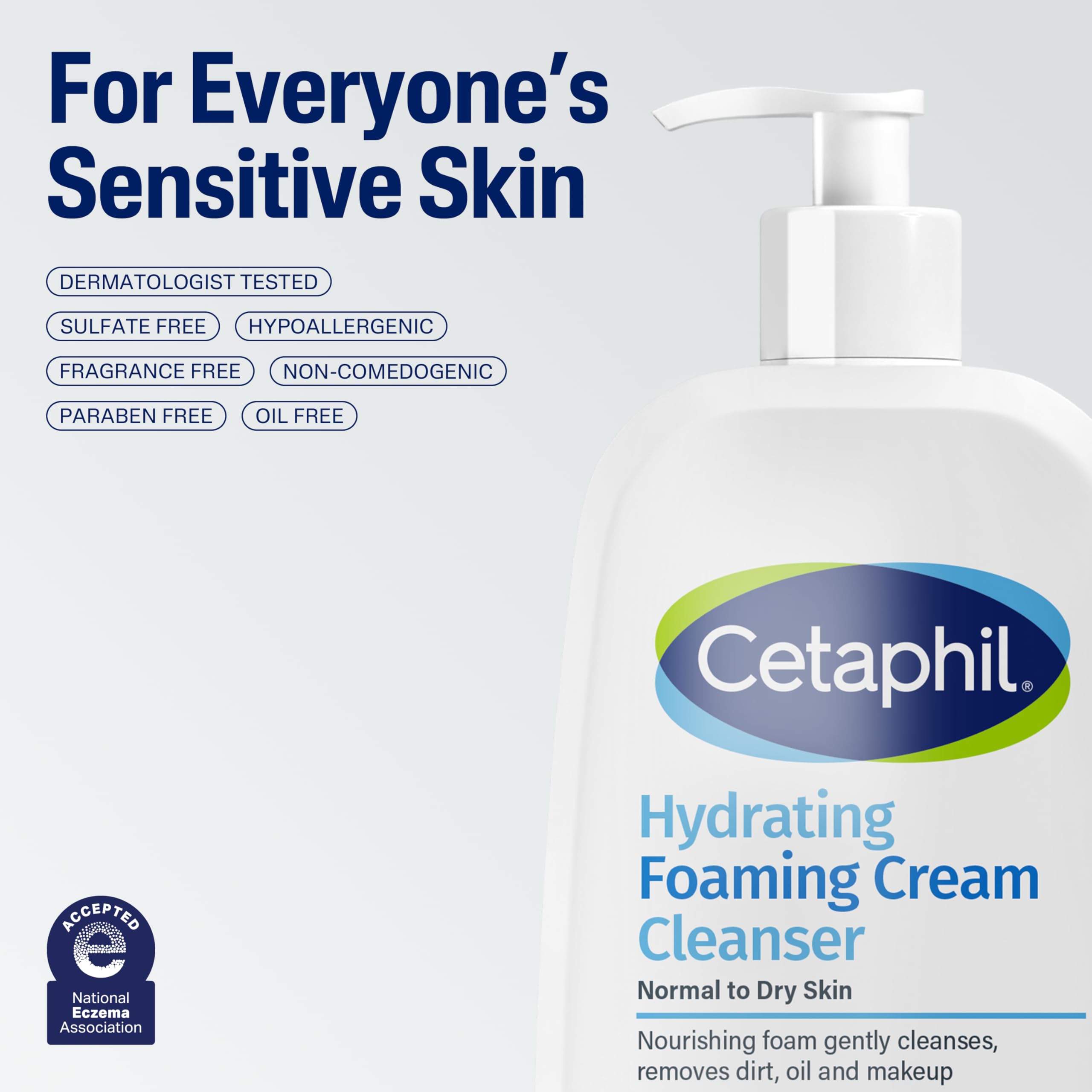 Cetaphil Cream to Foam Face Wash, Hydrating Foaming Cream Cleanser, 16 oz, For Normal to Dry, Sensitive Skin Cetaphil buy supplements canada