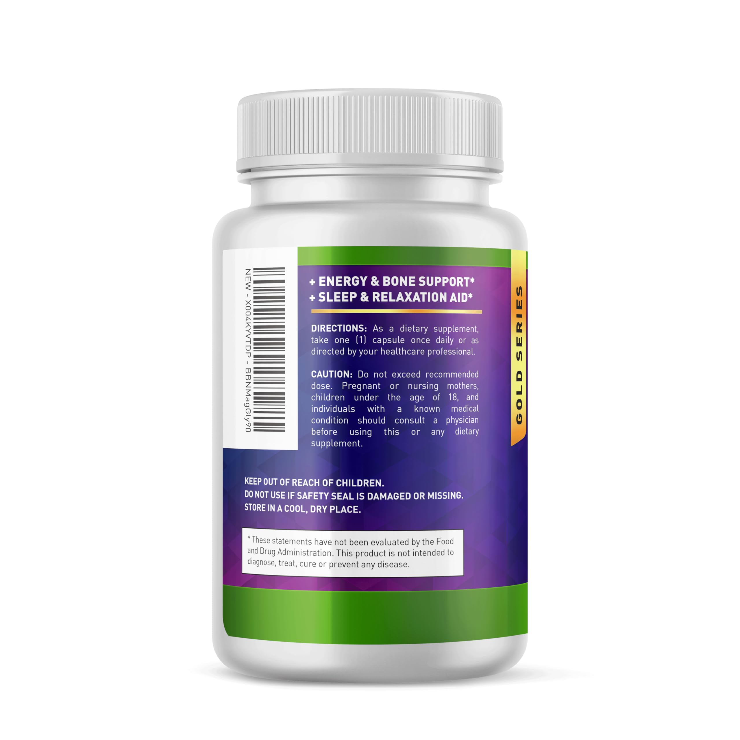 Built By Nature Magnesium Glycinate - Chelated for High Absorption – Supplement to Support Sleep, Muscle, Heart & Nerve Health - 120 mg Magnesium per Serving/Capsule - 90 Capsules Built by Nature buy supplements canada