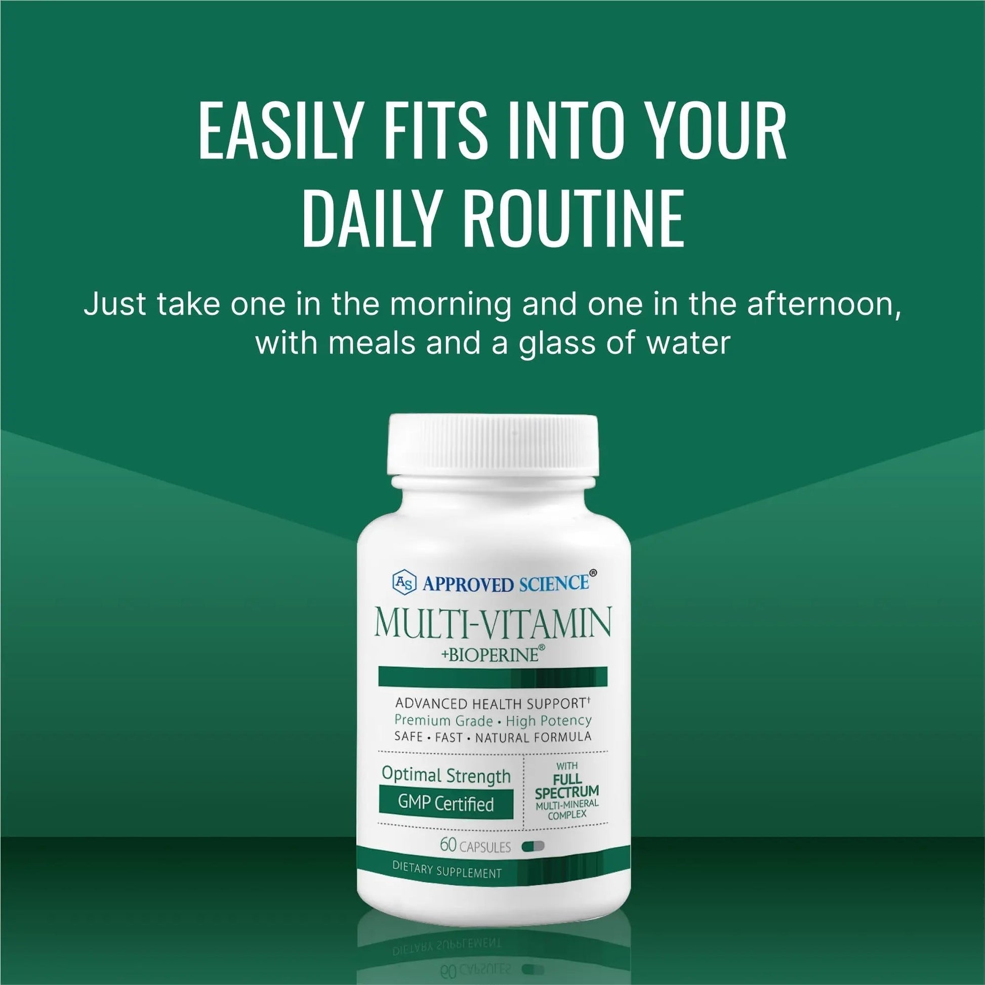 Approved Science Multi-Vitamin - with Full-Spectrum B-Vitamins, Green Tea, Lutein, Lycopene, Zeaxanthin, BioPerine Approved Science buy supplements canada