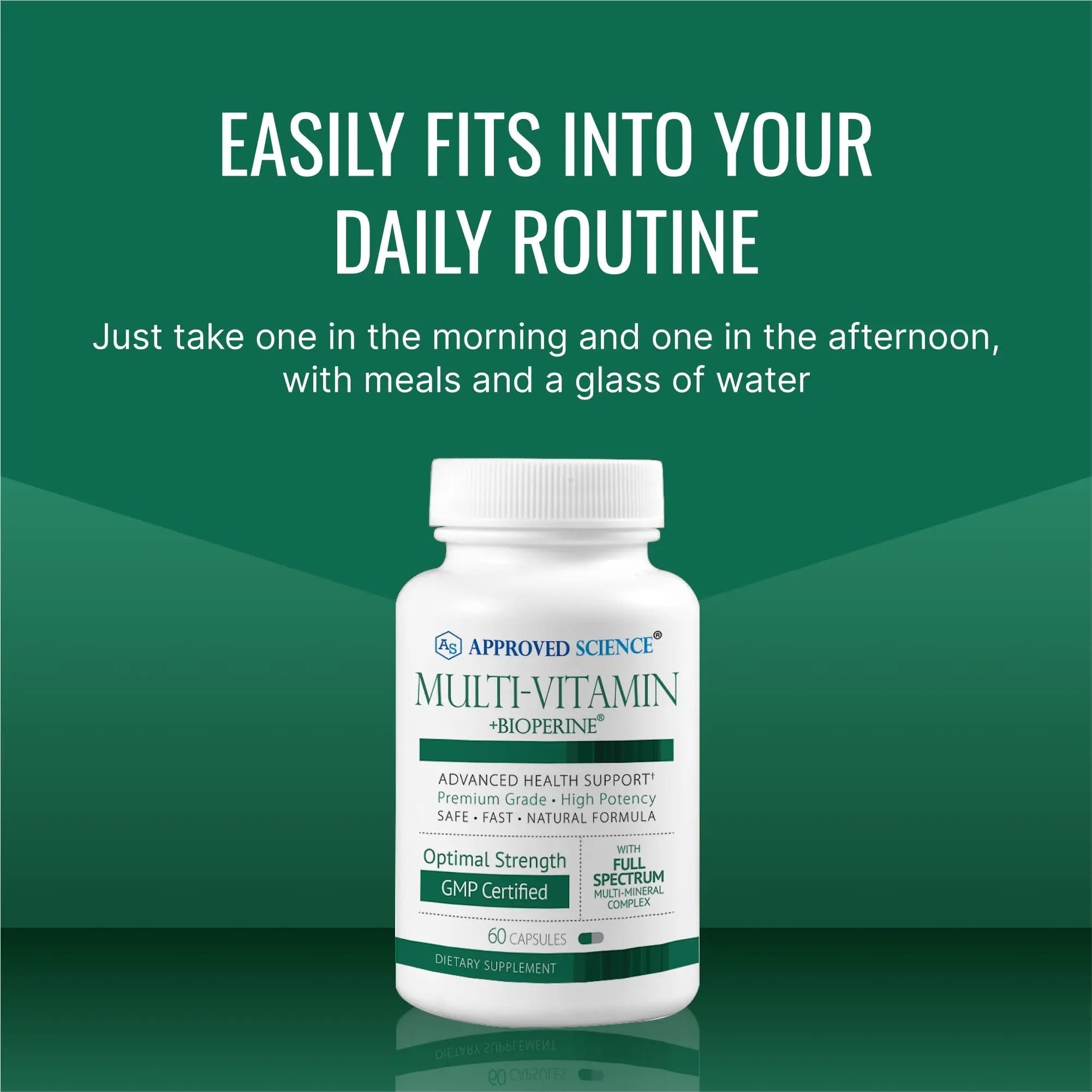 Approved Science Multi-Vitamin - with Full-Spectrum B-Vitamins, Green Tea, Lutein, Lycopene, Zeaxanthin, BioPerine Approved Science buy supplements canada