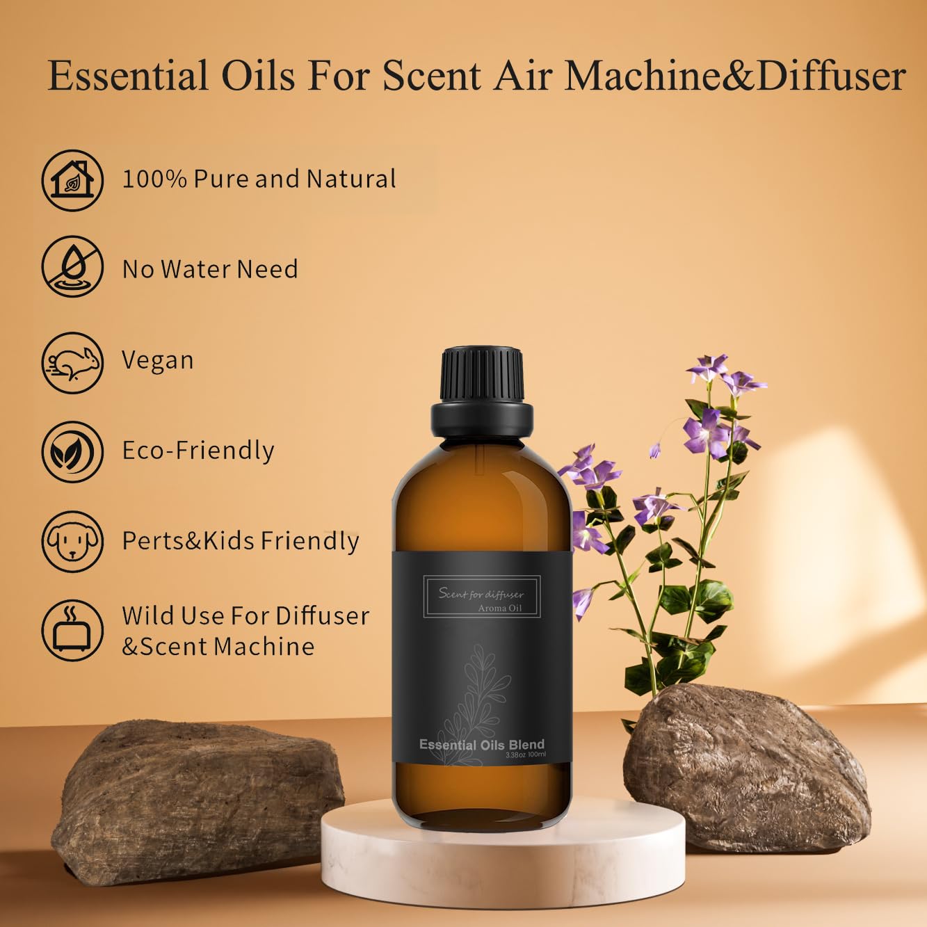 Homnas White Tea Essential Oil 100ML, Hotel Collection 100% Pure and Natural Aromatherapy Oil homnas buy supplements canada