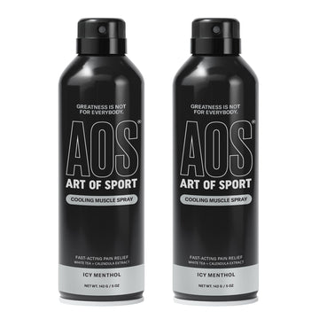 Art of Sport Muscle Relief Spray for Men – Cooling Menthol Pain Relief for Sore Muscles & Joints – Back, Neck, Knee, Shoulder, Hip – Fast-Acting Body Spray – Made for Athletes – 5 fl oz (2-Pack) Art of Sport buy supplements canada